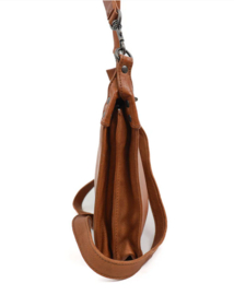 Bear design Hand-/schoudertas 'Clemens' cognac