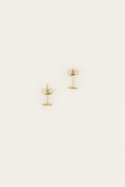 My Jewellery oorbellen  | oorbellen studs rechthoekje goud*