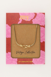 My Jewellery Vintage ketting connected goud