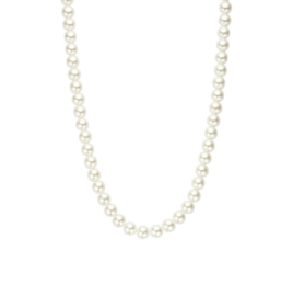 biba ketting lang parel 12mm wit