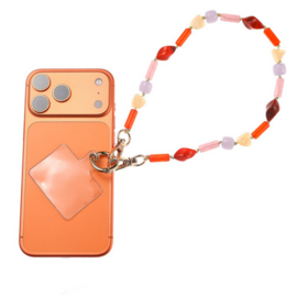 Go Dutch Label telefoonkoord Short Stones - Lilac