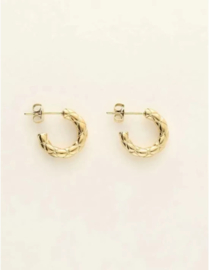 My Jewellery oorbellen | oorringen struktuur goud