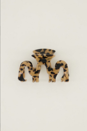 my jewellery Bruine haarclip met wave