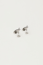 My jewellery oorbellen studs cocktail zilver