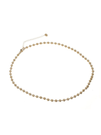 rose en camellia ketting bolletjes