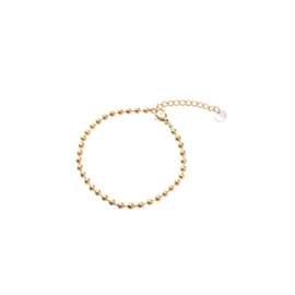 Go Dutch Label armband | balletjes goud.