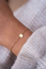 My Jewellery armband | armband klavertje goud