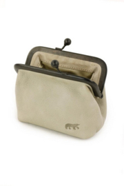 Bear Design klassieke beugelportemonnee Lorraine silver mink