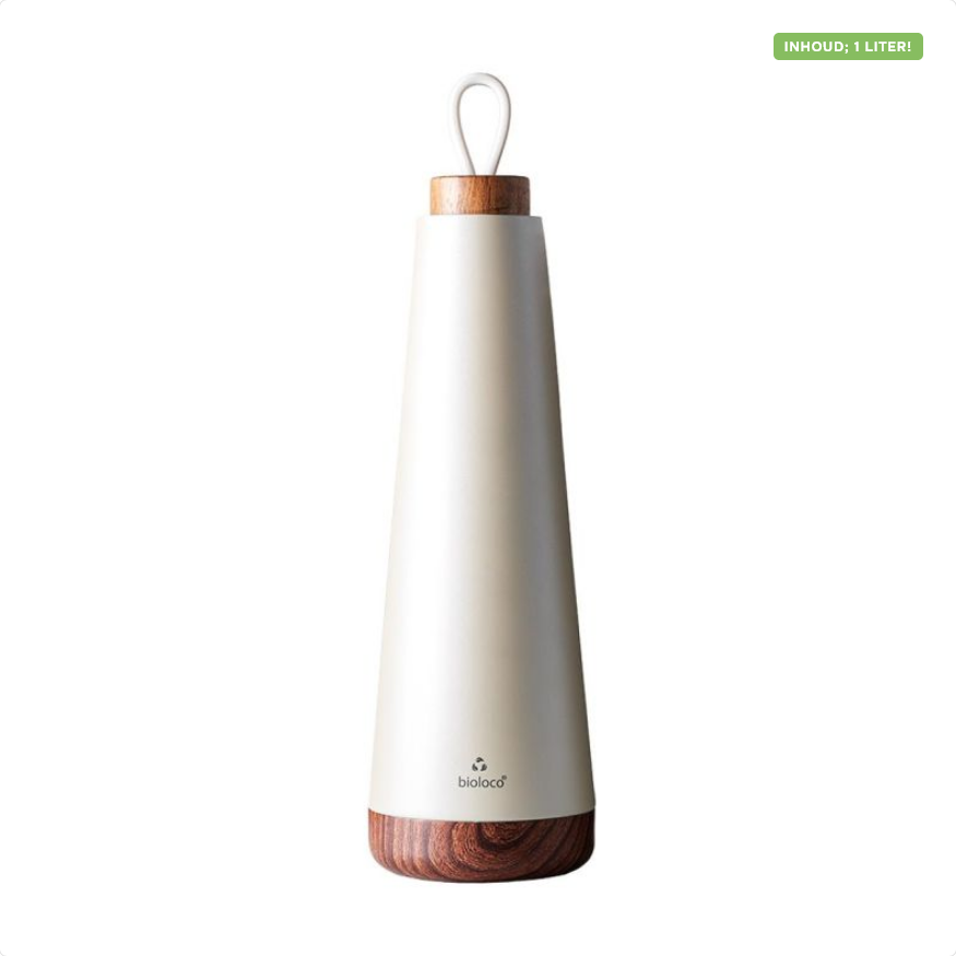 BioLoco rvs Loop grande pearl