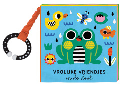 Vrolijke vriendjes in de sloot | stoffen knisperboekje