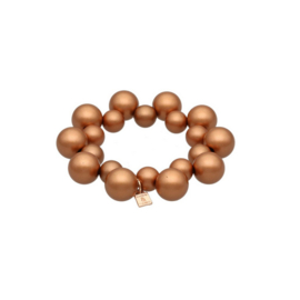 Camps & Camps armband Shiny Globe Bracelet koper