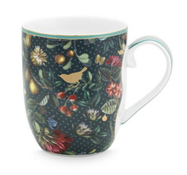 Pip studio winter wonderland mok klein | donkerblauw