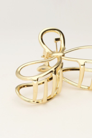 my jewellery gouden strik haarclip