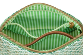 Pip Studio Coby Cosmetic Bag Triangle Small Mojo Green