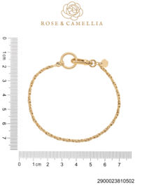 rose en camellia armband ronde schakel