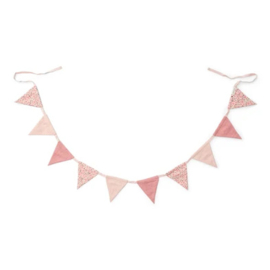 Little Dutch Slinger met vlaggetjes  - Roze - Fairy Floral
