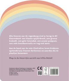 Boek Little Dutch boek regenboog kleurenboek | karton