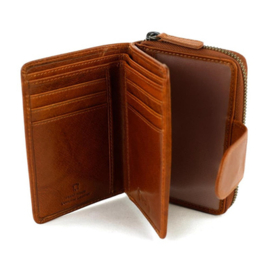 Bear Design portemonnee 'Loet' cognac