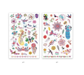 Djeco tattoeages vogels 50+