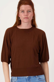zusss boothals trui mid brown