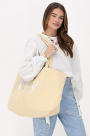MyJewellery Lichtgele shopper  zilverkleurig