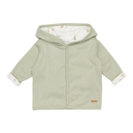 Little Dutch reversible babyjasje | Sailors bay white/olive.