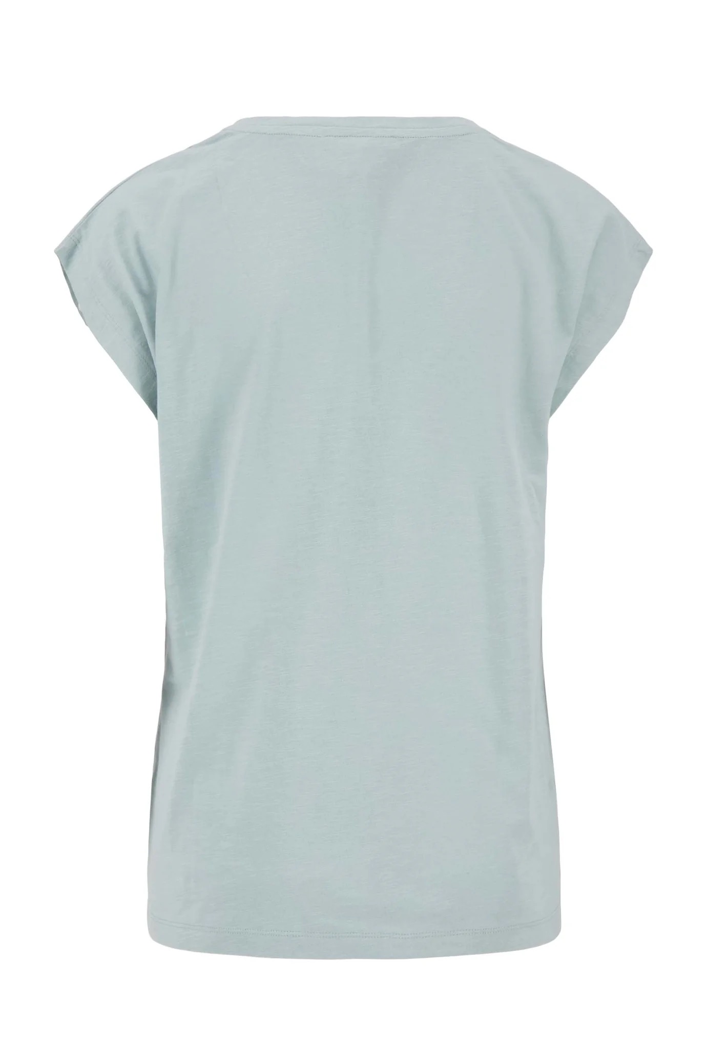 zusss jersey top vergrijsd blauw