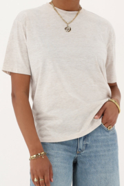 My jewellery Beige T-shirt "Rue des Rosiers"
