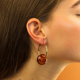 Camps & Camps oorbellen Big Donut Earrings