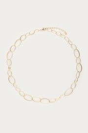 My jewellery ketting met ovale schakels goud