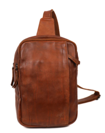 Bear design Crossbody tas 'Stefan' cognac