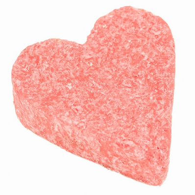 *Amber blokje hart | roze