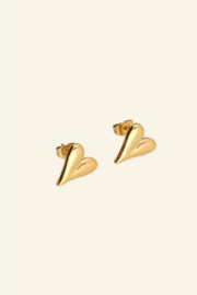 My Jewellery oorbellen hart studs goud