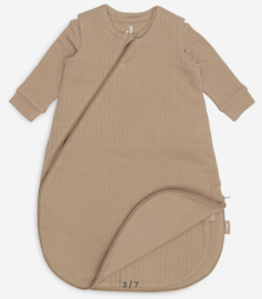 Jollein newborn baby slaapzak 4-seizoenen | 60cm ajour biscuit