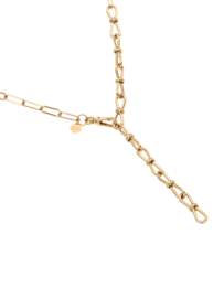 rose en camellia ketting dubbele schakel platte sluiting