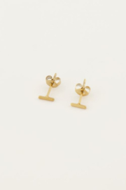 My Jewellery oorbellen | oorbellen studs staafje goud