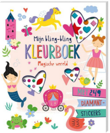Mijn bling-bling kleurboek magische wereld