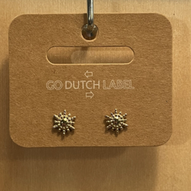 Go Dutch Label oorbellen | knopjes sterretje goud