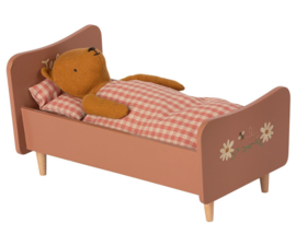 Maileg houten bed roze | teddy moeder