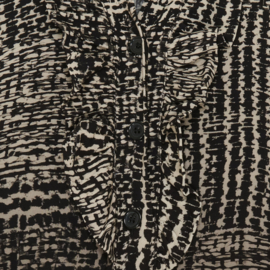 marta du chateau blouse Unnur nero faded