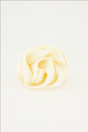 my jewellery Witte scrunchie met bloem