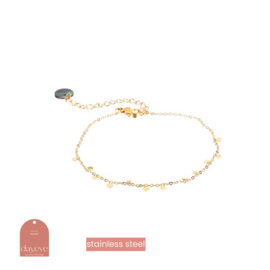 Go Dutch Label armband Small coins Bracelet goud
