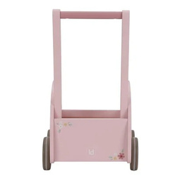 Little Dutch Houten loopwagen roze