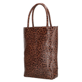 Zebratrends Shopper | camel luipaardprint