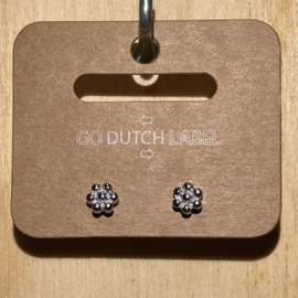 Go Dutch Label oorbellen | knopjes zilver.