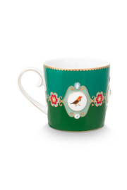 Pip studio small love birds medallion emerald-green 150 ml