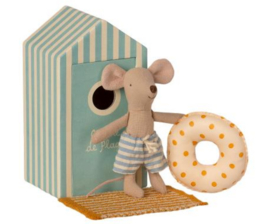 Maileg Strandmuis | little brother in Cabin de Plage