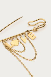 My Jewellery broche Pin love goud