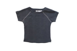 Snoozebaby riffle tshirt jord | green rib