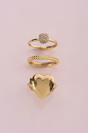 my jewellery Love ring hart medaillon